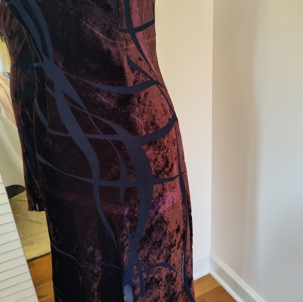 Rabbit Rabbit Rabbit design velvet dress - Picture 3 of 12